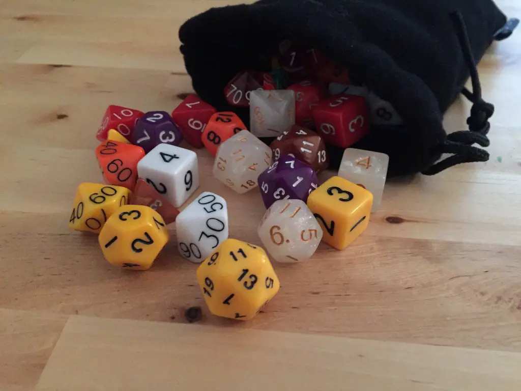 105 Count of Polyhedral Dice