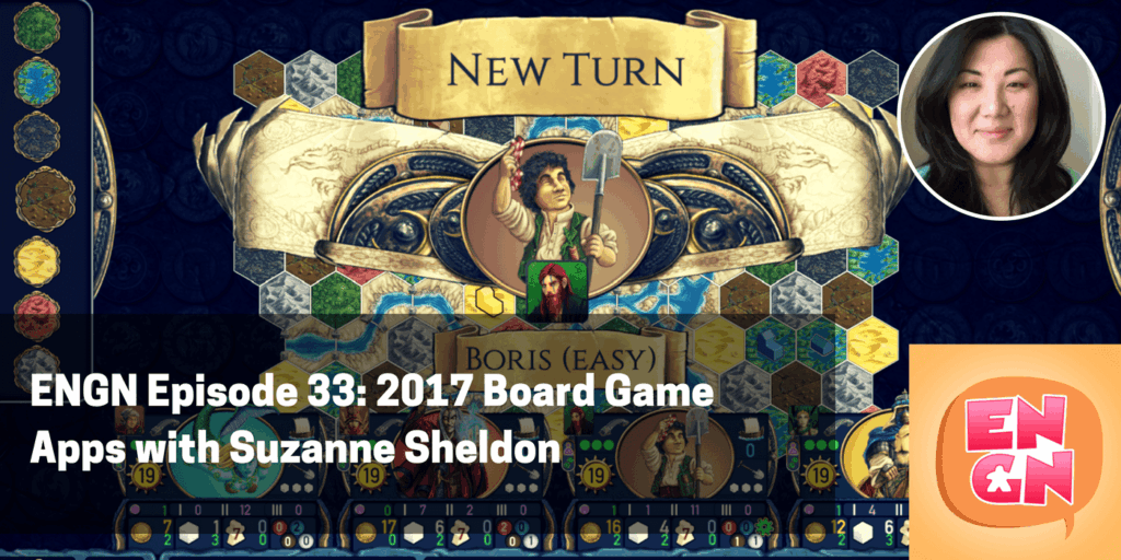 Every Night is Game Night Episode 33: 2017 Board Game Apps with Suzanne Sheldon